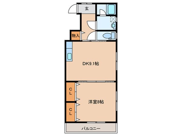 ＫＳコーポの物件間取画像